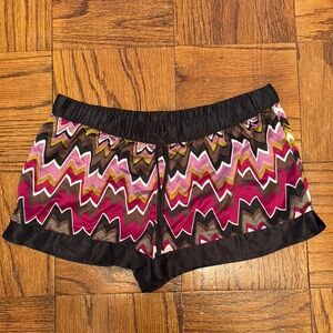 Missoni for Target Pink and Brown Sleep Shorts
